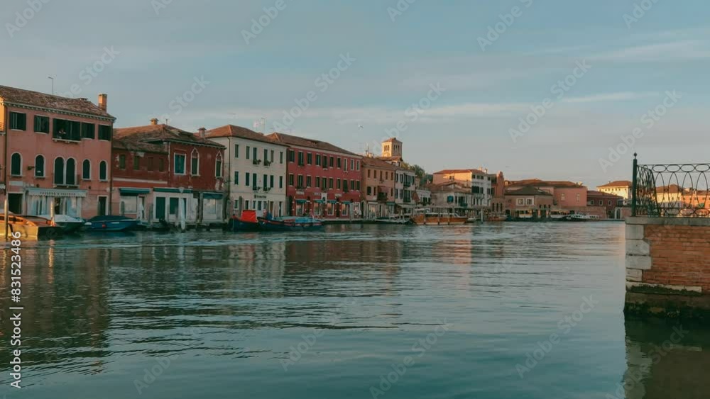 Romantic background on a summer day on a canal in Venice.Murano. Italy. Romantic background on a summer day on a canal in Venice.Murano. Italy.