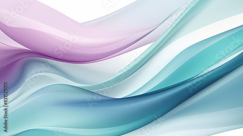 Abstract Image Pattern Background, Smooth, Flowing Lines in Shades of Teal Lavender, Texture, Wallpaper, Background, Cell Phone Cover and Screen, Smartphone, Computer, Laptop, 16:9 Format - PNG