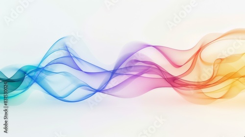 Colorful Abstract Wave Pattern