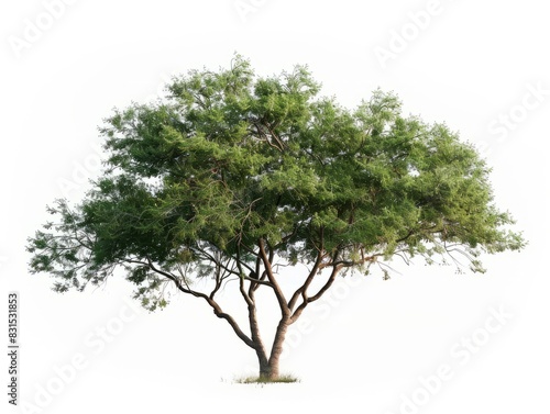 Tree isolated on white background high resolution for graphic decoration design parter. photo