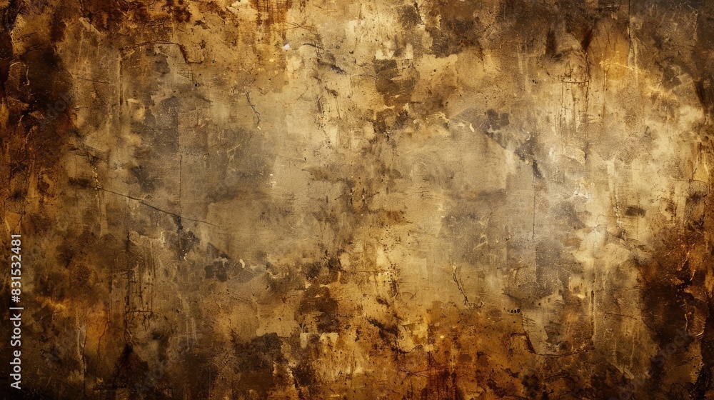 Fototapeta premium Attractive brown grunge texture backdrop