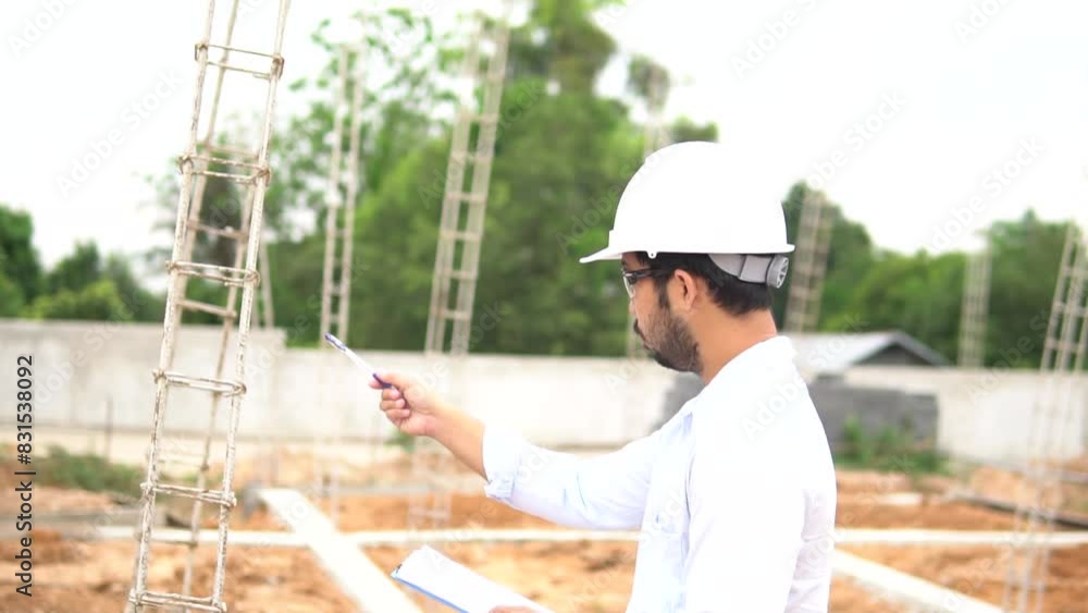 Foreman controls the construction of housing units in the project. Foreman controls the construction of housing units in the project.