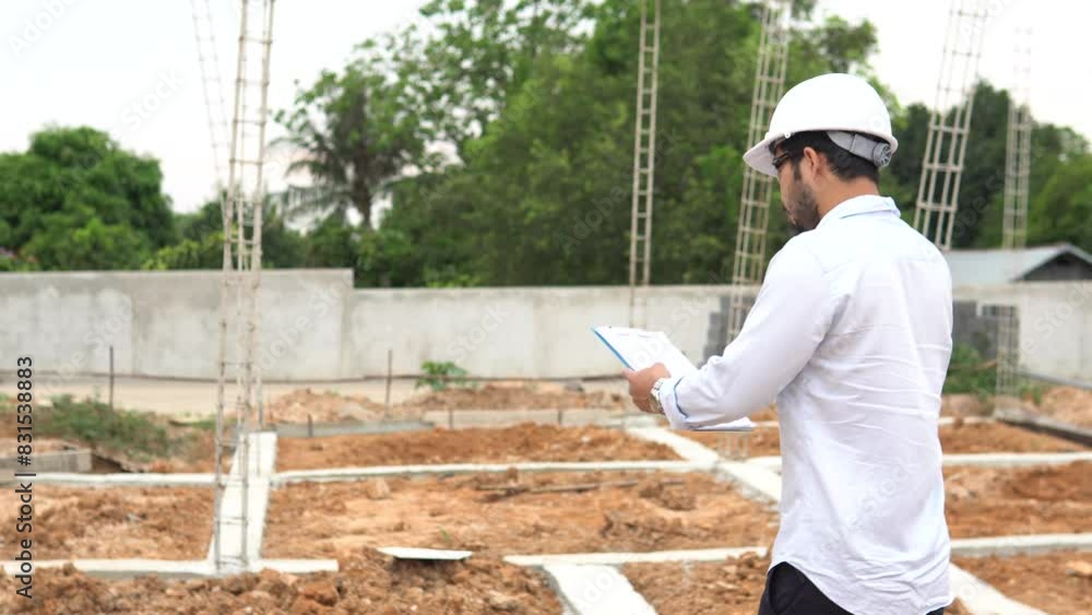 Foreman controls the construction of housing units in the project. Foreman controls the construction of housing units in the project.