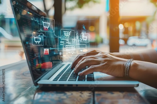 Advanced E-commerce Management: Digital Interface for Online Business Operations