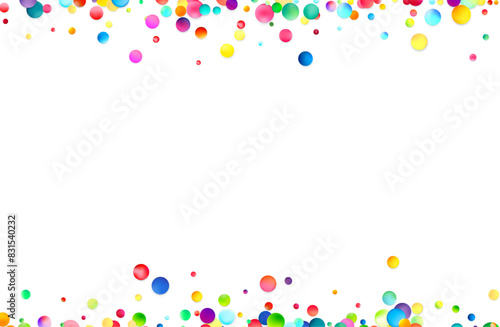 Multicolored Bubble Border