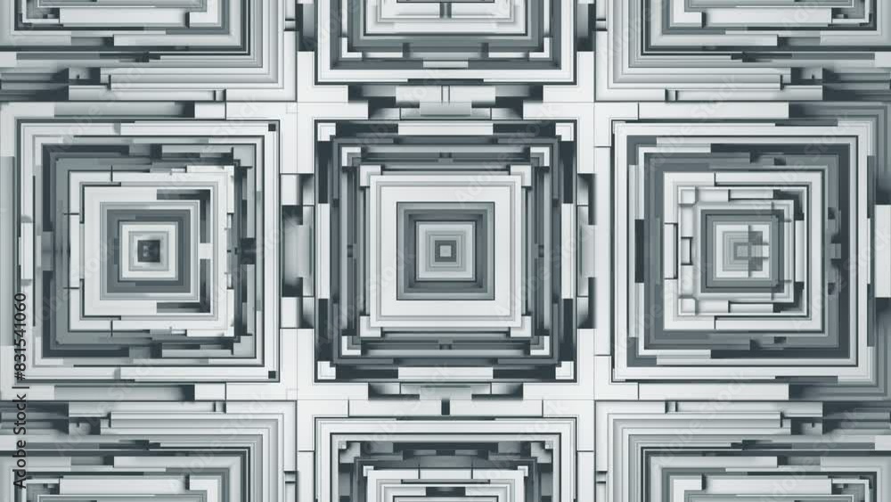 Squares - White Abstract Geometric Pattern. Dynamic Rectangular Blocks. Abstract Corporate Background. Looped video. Squares - White Abstract Geometric Pattern. Dynamic Rectangular Blocks. Abstract Corporate Background. Looped video.