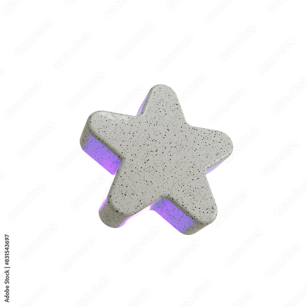 Obraz premium 3D star icon