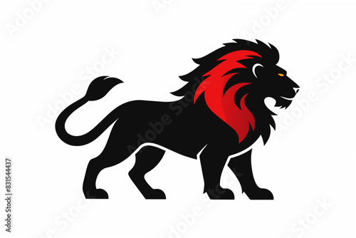 lion silhouette vector illustration