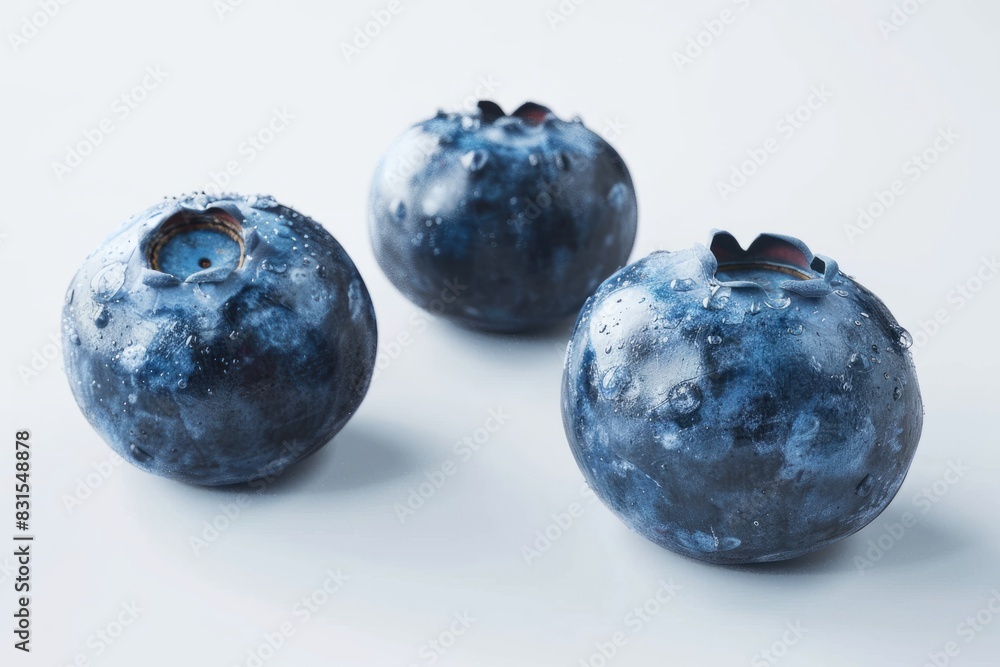 Organic blueberry isolated on white background Organic blueberry isolated on white background