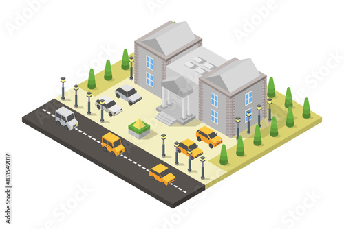 Court isometric