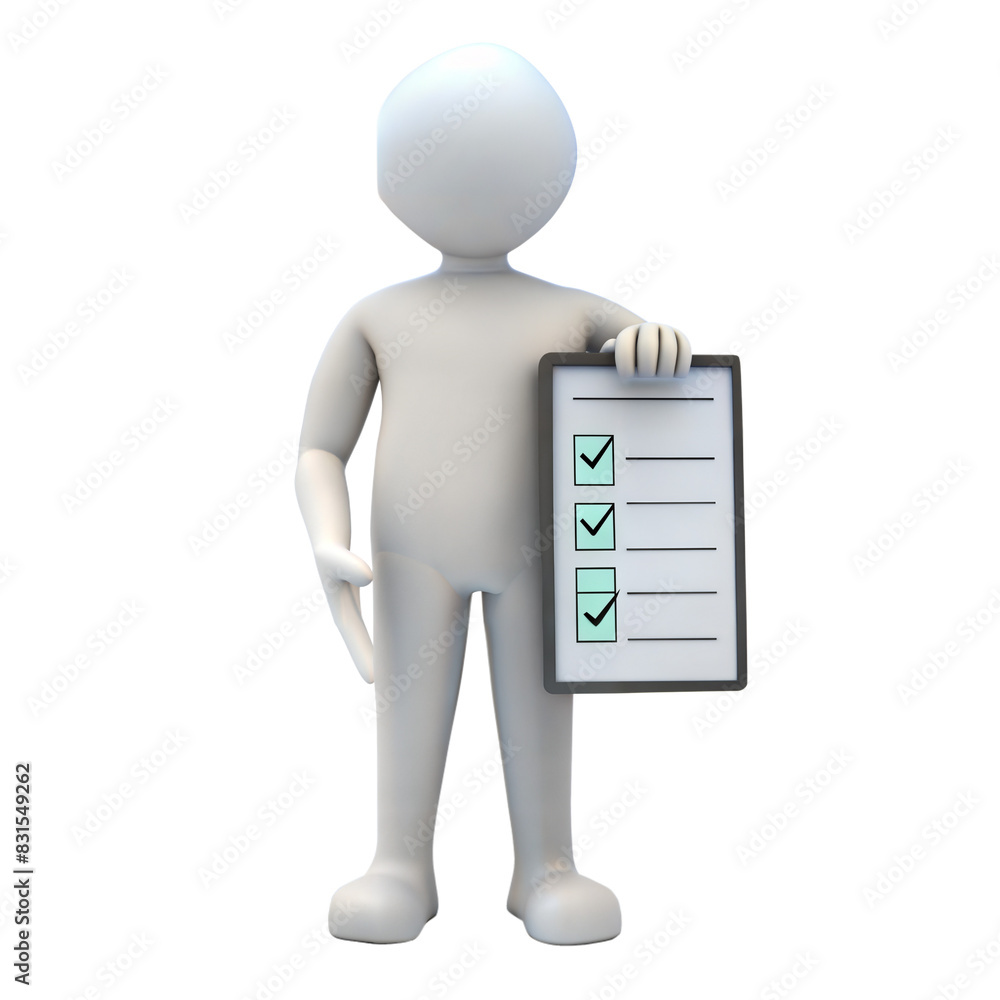 3D character presenting checklist 3D character presenting checklist