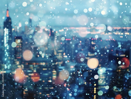 Abstract bokeh background o...