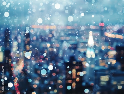 Abstract bokeh background o...