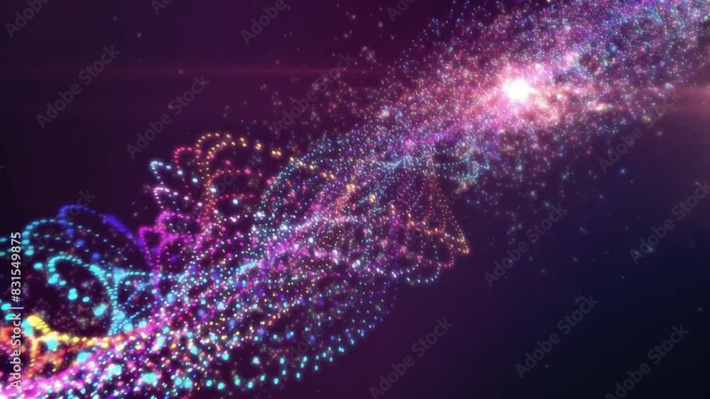 4k Sparkling Particles Swirl Motion Background 4k Sparkling Particles Swirl Motion Background