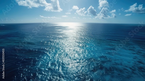 Fototapeta Naklejka Na Ścianę i Meble -  Ocean seen from a high vantage point