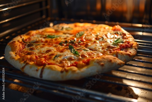 Wallpaper Mural real Neapolitan Italian pizza called margherita pizza just out of the oven Torontodigital.ca