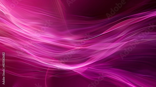  A soft pink and purple background with glowing abstract lines and curves, creating an elegant atmosphere for design projects or promotional materials.