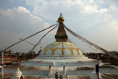 Boudhanath - The Great Stupa in Kathmandu  Nepal 