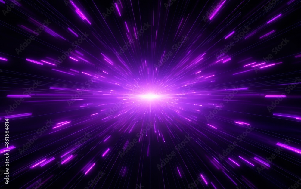 Fototapeta premium Pop art retro comic background. Sunburst with rays.