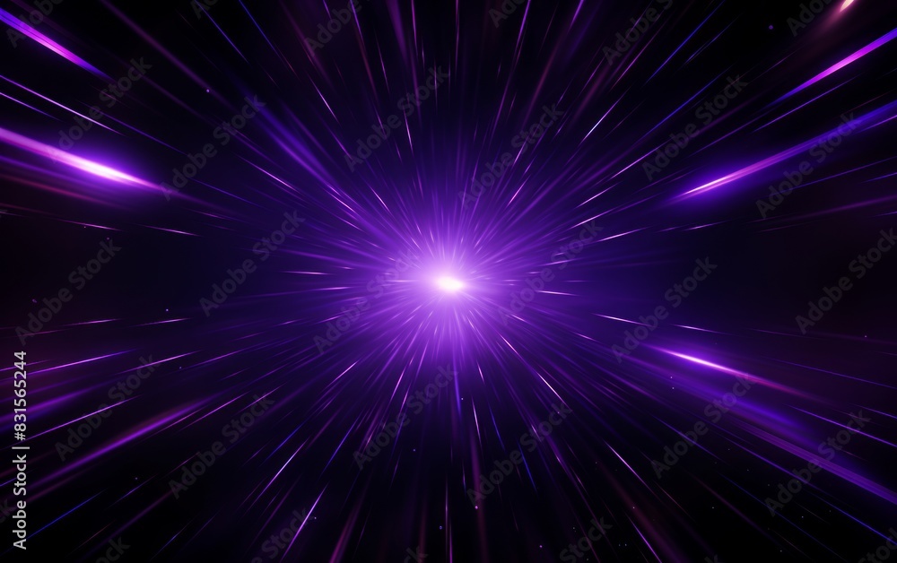 Naklejka premium Pop art retro comic background. Sunburst with rays.