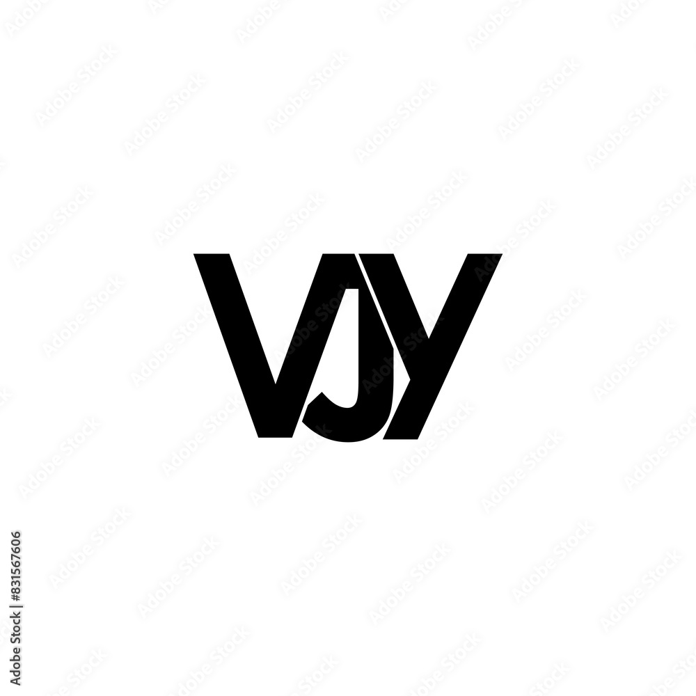 vjy initial letter monogram logo design vjy initial letter monogram logo design