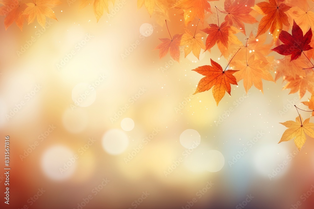 autumn leaves background, generative ai autumn leaves background, generative ai