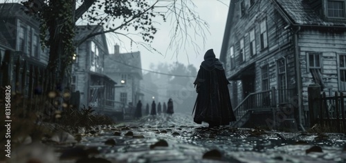 An interactive experience of the Salem Witch Trials as the user walks through the town and witnesses the hysteria and trials. photo