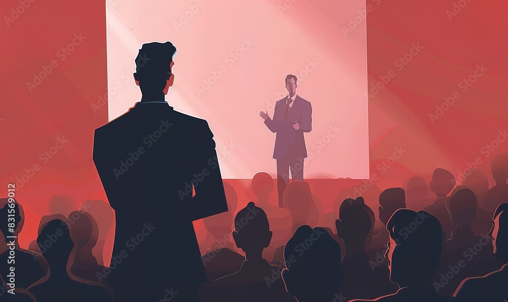 backview of a businessman talking infront of people group class, --ar 5:3 --stylize 10 Job ID: 7a81c0f9-9bf9-49f7-bdef-49bfe9c8e25c
