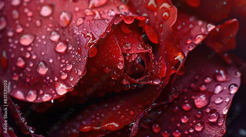Macro image of lovely rose Macro image of lovely rose
