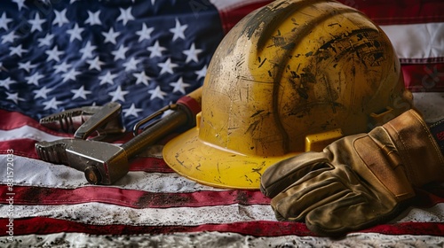 worker with helmet