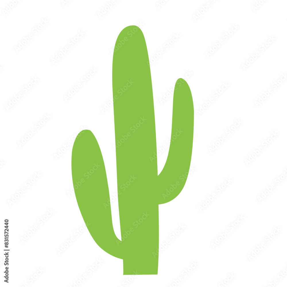 Simple cactus vector Simple cactus vector