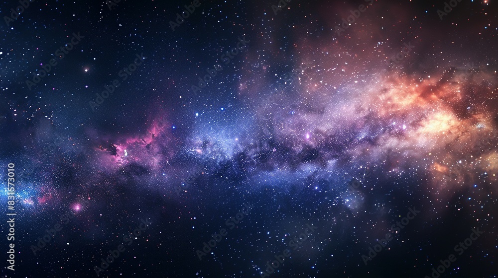 Universe Panorama: Stars and Galaxies in Space Universe Panorama: Stars and Galaxies in Space