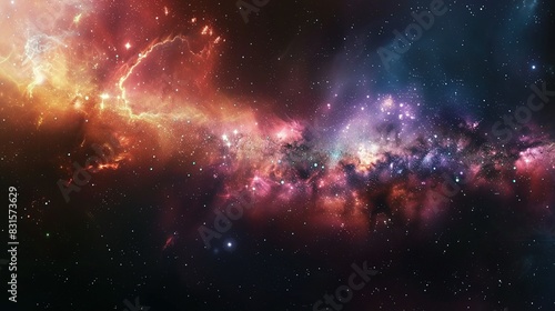 Cosmic Panorama: Stars, Nebulae, and Galaxies © Ahmad-Muslimin