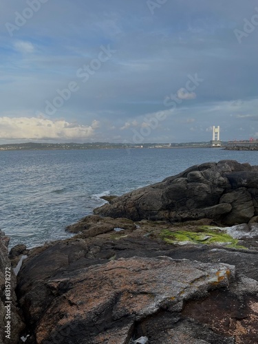 Wallpaper Mural lighthouse on the coast Torontodigital.ca