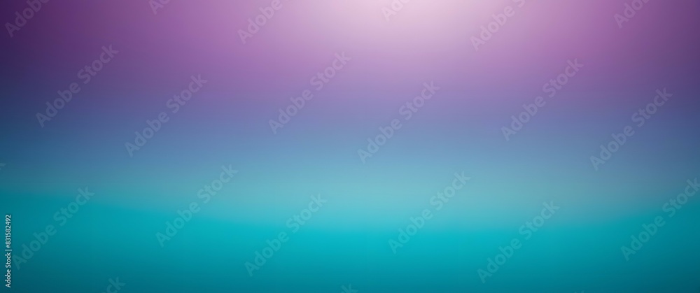 Obraz premium Turquoise and purple abstract gentle blurred grainy gradient background wallpaper