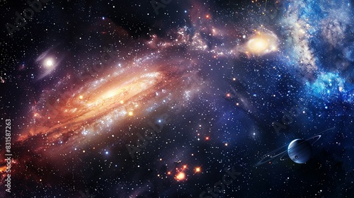 Night Sky Wonders  Starry Sky  Galaxies  and Deep Space