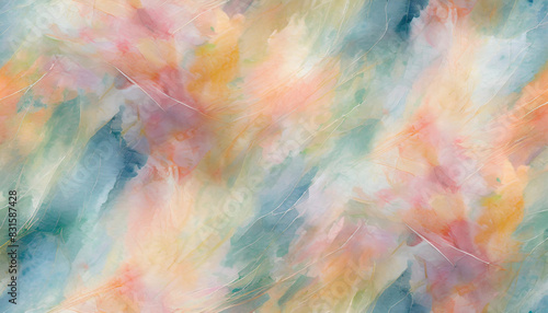watercolor art, featuring soft, blended strokes in pastel shades, creating a calming and artistic background perfect for design projects, stationery, and digital media © Your Hand Please