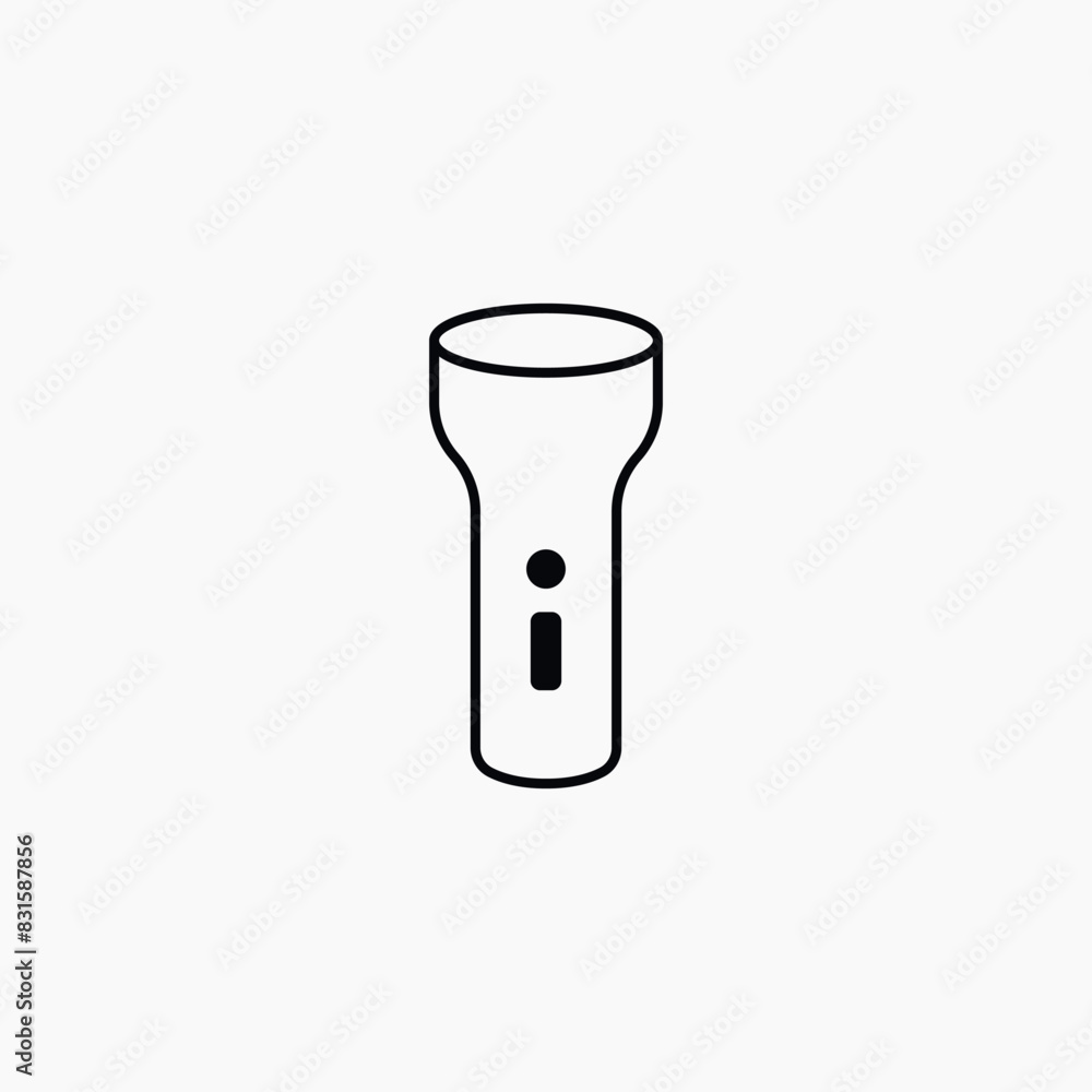 flashlight light lamp sign icon flashlight light lamp sign icon
