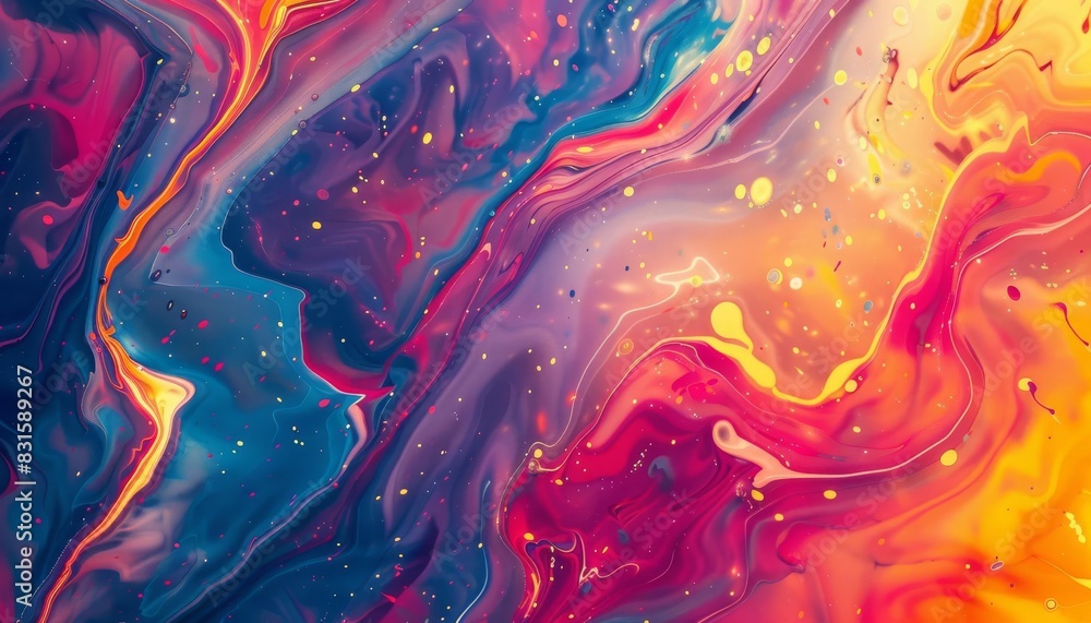 abstract fluid art background with vibrant colors and organic shapes concept illustration abstract fluid art background with vibrant colors and organic shapes concept illustration