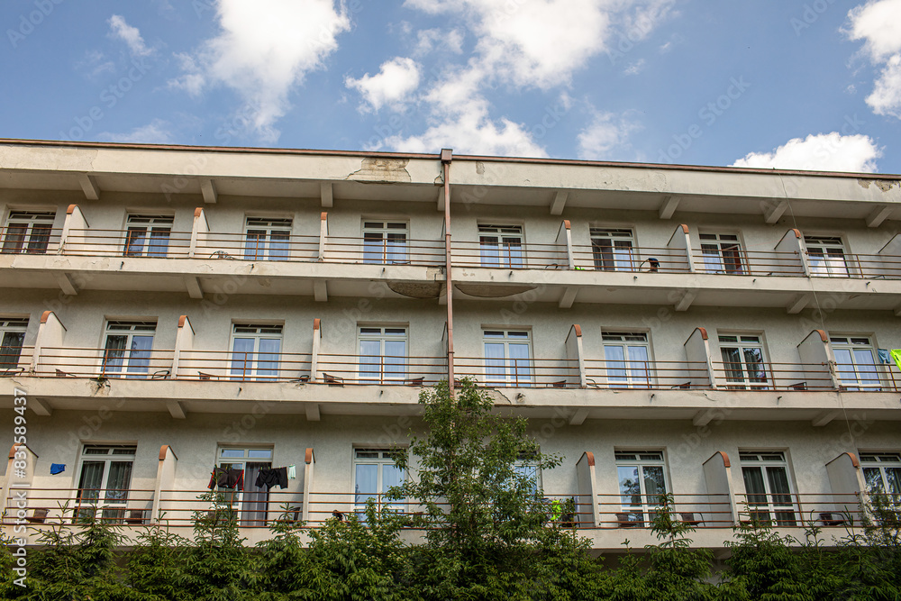 Accommodation for patients in spa resort in Sliac,Slovakia.Summer season. Accommodation for patients in spa resort in Sliac,Slovakia.Summer season.