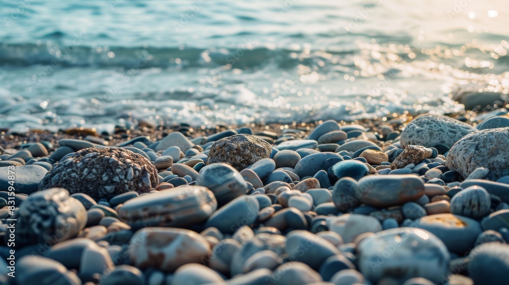 Background Stone,Stony beach with a clear spot for product placement or ad design, featuring a mix of pebbles and larger stones. Background Stone,Stony beach with a clear spot for product placement or ad design, featuring a mix of pebbles and larger stones.