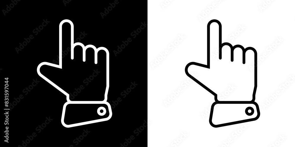 Finger gesture icon. Finger touch icon. Black icon. Click. Finger.
Finger gesture icon. Finger touch icon. Black icon. Click. Finger.