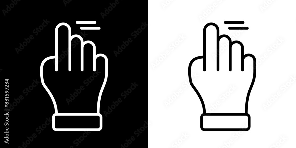 Finger gesture icon. Finger touch icon. Black icon. Click. Finger.
Finger gesture icon. Finger touch icon. Black icon. Click. Finger.