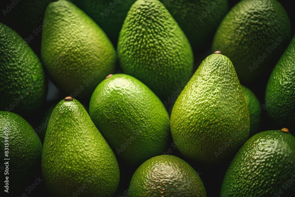 avocado with water drops, generative ai avocado with water drops, generative ai