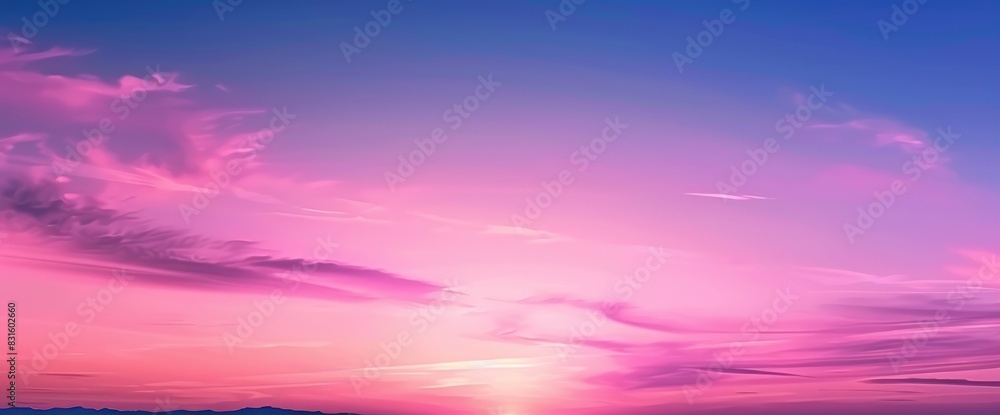 Abstract Desert Sunset With Vivid Gradients, Background Abstract Desert Sunset With Vivid Gradients, Background
