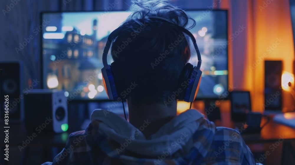 Exciting Gaming Moments: Enthusiastic Gamers Engaged in Intense Competition Exciting Gaming Moments: Enthusiastic Gamers Engaged in Intense Competition