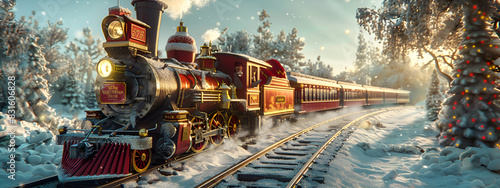 Christmas train #831606828