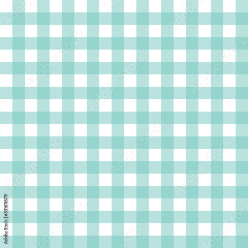 Cute fashion seamless pattern in style of picnic. Scottish tartan Vichy plaid graphic texture for fabric, wrapping paper, package, banner, card. Classic textile print imitation vector background.
