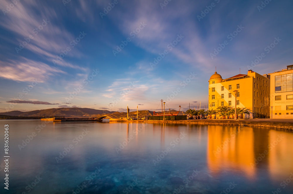 Obraz premium Photos from various tourist spots in Volos Greece