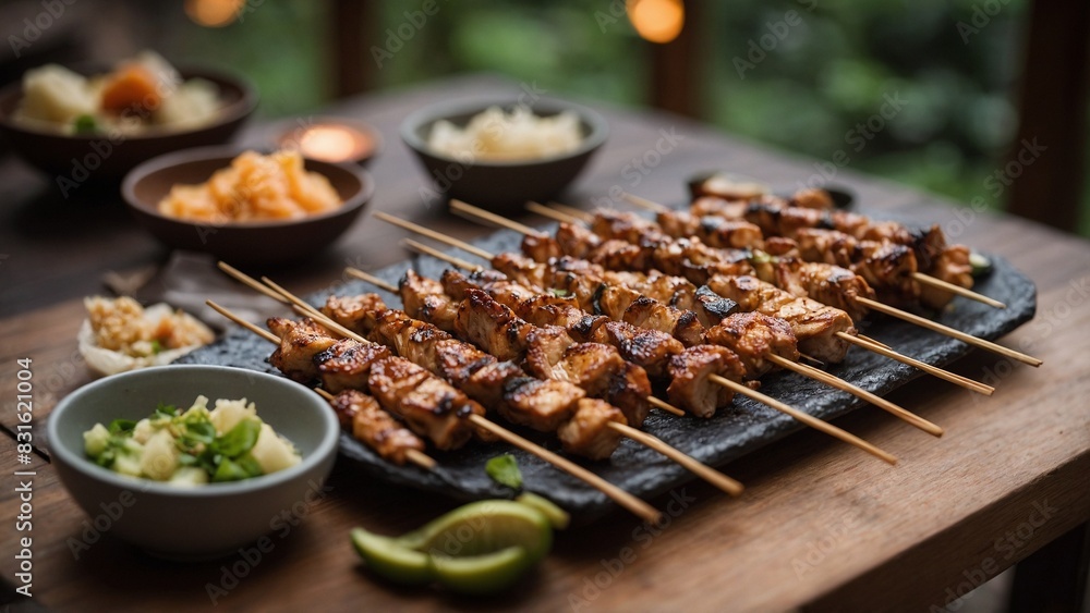 Yakitori (Grilled Chicken Skewers) Yakitori (Grilled Chicken Skewers)